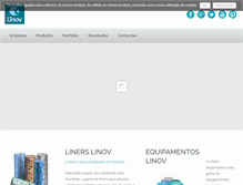 Tablet Screenshot of linov.pt